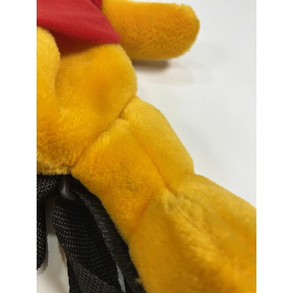 Vintage Disney Winnie The Pooh Backpack Plush Stuffed Bear With Zipper